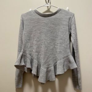 grey sweater